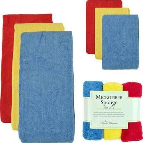 9 Piece Primary Microfiber Cleaning Set (Pack Of 7) (COS32387)