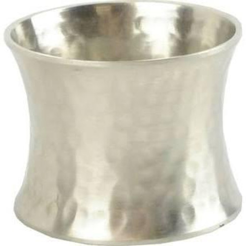 Hammered Silver Napkin Ring Set Of 4 (Pack Of 10) (COS31408)