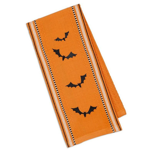 Bats Embroidered Dishtowel (Pack Of 29) (28322)