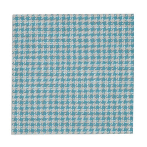 Baja & White Houndstooth Placemat (Pack Of 50) (28129)