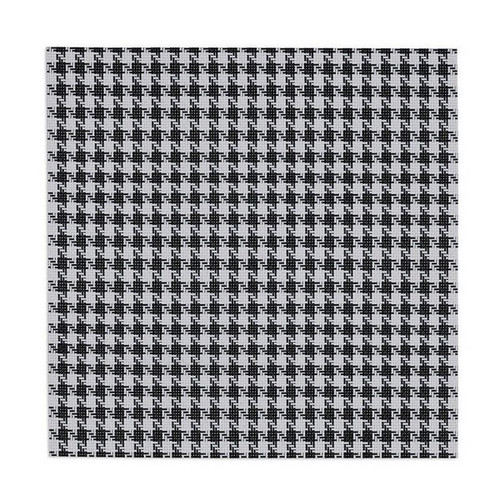 Black & White Houndstooth Placemat (Pack Of 50) (28127)