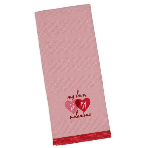 Be My Valentine Embroidered Dishtowel (Pack Of 29) (28016)