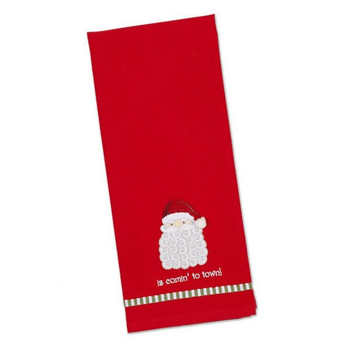 Santa! Embellished Dishtowel (Pack Of 29) (27334)