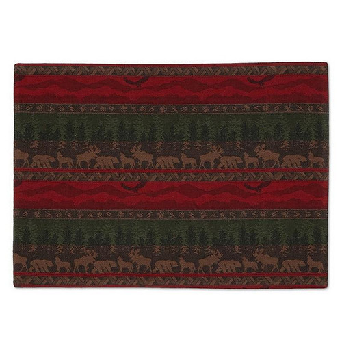 Wilderness Stripe Jacquard Placemat (Pack Of 25) (27305)