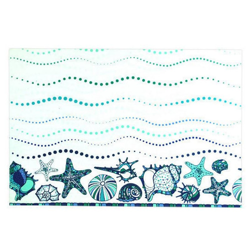 Blue Sea Print Placemat (Pack Of 29) (26886)