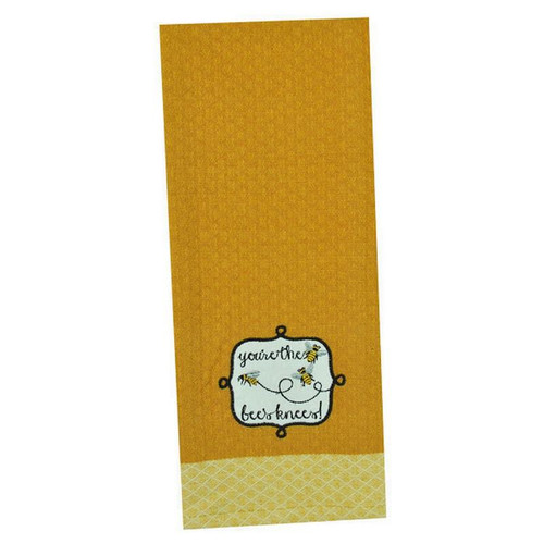 You'Re The Bee'S Knees Embellished Dishtowel (Pack Of 29) (26696)