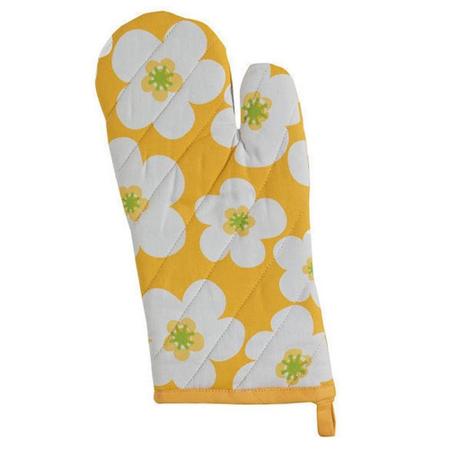 Big Blooms Canary Yellow Oven Mitt (Pack Of 25) (22813)