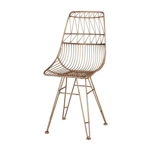 Jette Chair In Rose Gold (3138-266)