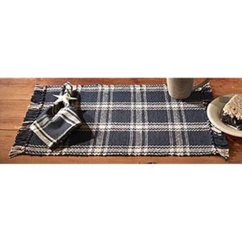 13X19" Classic Black Placemat (Pack Of 34) (80170)