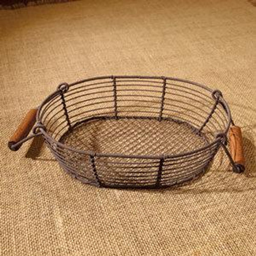 8X2" Oval Wire Basket (Pack Of 12) (80628)