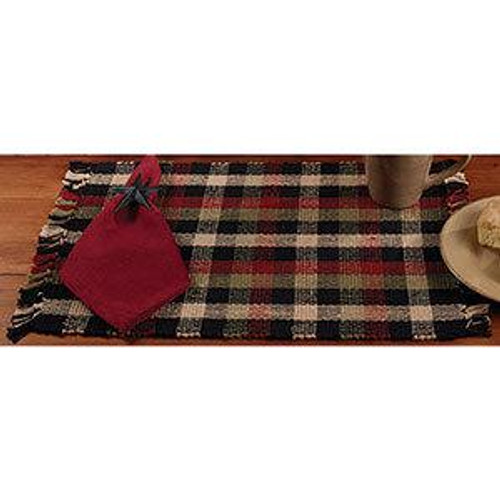 13X19" Saltbox Check Placemat (Pack Of 11) (87808)