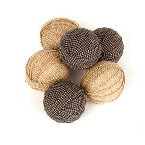 2.5" Lg. Mixed Rag Balls S/6 (Pack Of 11) (92305)