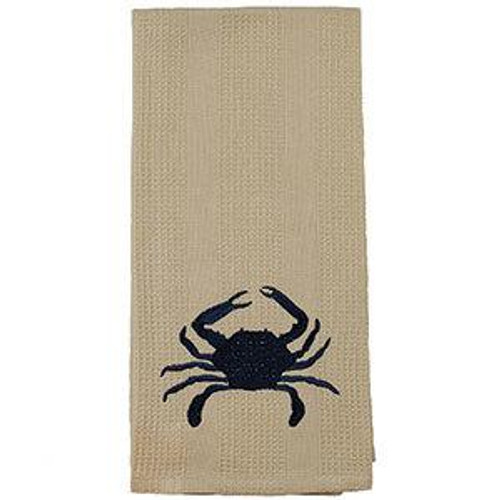 19X28" Blue Crab Towel (Pack Of 15) (95681)