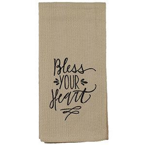 19X28" Bless/Heart Towel (Pack Of 15) (95945)