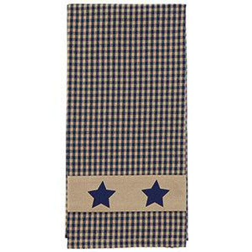 19X28" Colonial Navy Star Towel (Pack Of 17) (97157)