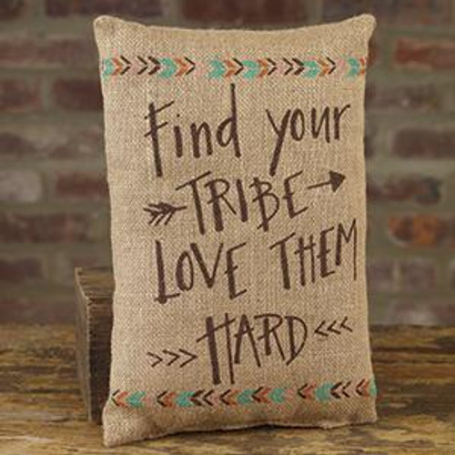 8 X 12" Burlap Tribe Pillow (Pack Of 9) (97894)