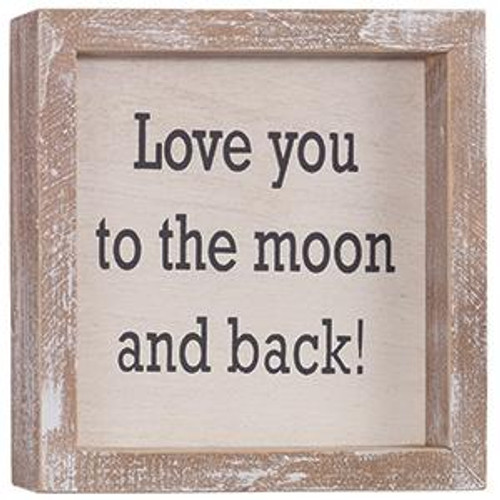 6 X 6" Love You Sign (Pack Of 9) (99233)