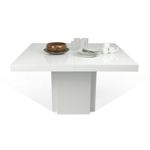 Dusk 59" Dining Table High Gloss White 5603449612619