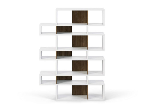 London Composition 2010 003 Shelving White/Walnut 5603449314971