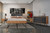 SETCOBDQN4B Coco Rustic 4 Piece Upholstered Platform Bedroom Set In Queen With Dresser And 2 Nightstands