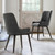 LCALCHTGCH Alana Charcoal Upholstered Dining Chair - Set Of 2