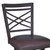 LCFA26BABR Fargo 26" Barstool In Auburn Bay Finish With Brown Pu Upholstery