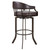 LCEDBAABBR26 Edy Swivel 26" Auburn Bay And Brown Faux Leather Bar Stool