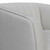 LCARCHDV Aries Dove Grey Genuine Leather Swivel Barrel Chair