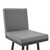 721535752164 Rochester Swivel Modern Metal And Grey Faux Leather Bar And Counter Stool