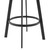 721535752270 Scranton Swivel Modern Metal And Slate Grey Faux Leather Bar And Counter Stool