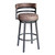 721535746866 Armen Living Titana 26" Barstool In Mineral Finish With Bandero Tobacco Upholstery