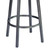 721535746866 Armen Living Titana 26" Barstool In Mineral Finish With Bandero Tobacco Upholstery