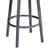 721535746873 Armen Living Titana 30" Barstool In Mineral Finish With Bandero Tobacco Upholstery