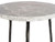 End Table Kaii Grey Marble - Tall WENKAIIGREYTALL