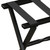 Hotel Black Finish Wood Folding Luggage Rack With Black Straps (383079)