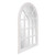 White Washed Mirror With Arched Panel Window Design (383726)