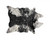 0.8" X 90" X 63" Acrylic Plush, Polyester S&P Black White Rug (358152)