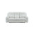 White Leather Gel Cover Power Reclining Sofa In Plushily Padded Seats Jewel Embellished Tufted Design Along With Recessed Arm (383935)