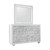 Modern White Dresser With 7 Faux Marble Detailed Front Drawer. (384039)