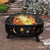 30" Wood Burning Fire Pit With Charcoal Grill And Screen (384130)