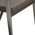 Adele Set Of Two Dining/Accent Chairs In Grey Leatherette W/ Brushed Stainless Steel Leg By Diamond Sofa ADELEDCGR2PK