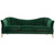 Ava Sofa In Emerald Green Velvet W/ Gold Leg By Diamond Sofa AVASOEM