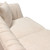 Ava Sofa In Sand Linen Fabric W/ Gold Leg By Diamond Sofa AVASOSD