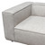 Vice 2Pc Modular Sofa In Barley Fabric By Diamond Sofa VICE2PCBA