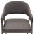Adele Set Of Two Counter Height Chairs In Grey Leatherette W/ Brushed Stainless Steel Leg By Diamond Sofa ADELESTGR2PK