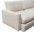 Arcadia 2Pc Reversible Chaise Sectional W/ Feather Down Seating In Cream Fabric By Diamond Sofa ARCADIACM2PC