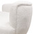 Simone Curved Sofa In White Sheepskin Fabric By Diamond Sofa SIMONESOWH