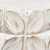 Fig Solid Mango Wood Accent Table In Distressed White Finish W/ Leaf Motif By Diamond Sofa FIGETWH