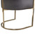 Pandora Dining Chair In Grey Velvet With Polished Gold Frame By Diamond Sofa PANDORADCGR1PK