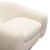 Pascal Swivel Chair In Bone Boucle Textured Fabric W/ Contoured Arms & Back By Diamond Sofa PASCALCHBO